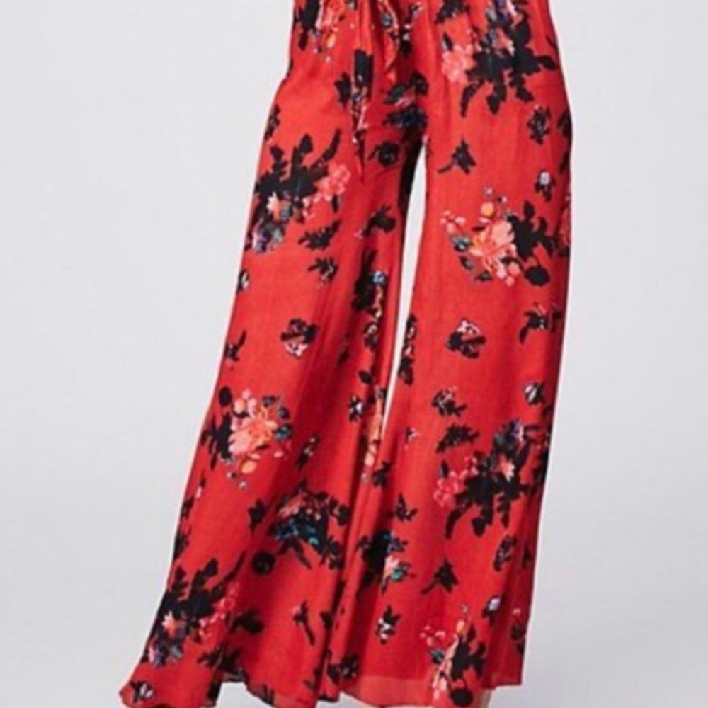 NWOT Free People One Large Moonlight Garden Pants - Picture 4 of 12